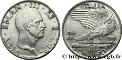 ITALY 50 Centesimi Victor Emmanuel III an XIX 1941 Rome