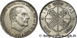 SPAIN 100 Pesetas Francisco Franco (1966 dans les étoiles) 1966 Madrid