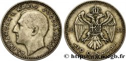 YUGOSLAVIA 10 Dinara Alexandre Ier 1931 Londres