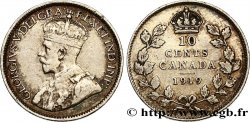 CANADA 10 Cents Georges V 1919 