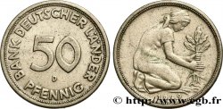 ALLEMAGNE 50 Pfennig “Bank deutscher Länder” 1949 Munich