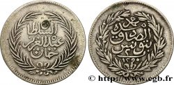 TUNISIA 2 Piastres an Ah 1290 1873 