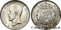 SWEDEN 1 Krona Gustave V 1938 