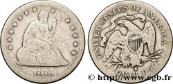 ÉTATS-UNIS D&nbsp;AMÉRIQUE 1/4 Dollar “Seated Liberty” 1876 San Francisco