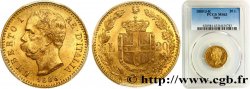 ITALIE 20 Lire Umberto Ier 1885/3 Rome SPL63 PCGS