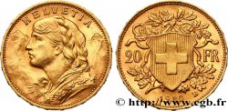 SUIZA 20 Francs &nbsp;Vreneli&nbsp; 1930 Berne SC 