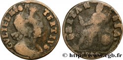 ROYAUME-UNI 1/2 Penny Guillaume III / Britannia variété avec A sans barre 1700 