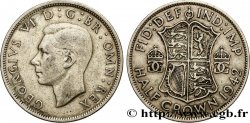 UNITED KINGDOM 1/2 Crown Georges VI 1942 