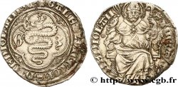 ITALY - DUCHY OF MILAN - GIAN GALEAZZO VISCONTI Grosso n.d. Milan XF 