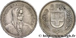 SWITZERLAND 5 Francs Berger des Alpes 1932 Berne