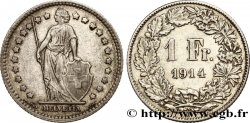 SUISSE 1 Franc Helvetia 1914 Berne TTB+ 