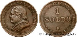 VATICAN ET ÉTATS PONTIFICAUX 1 Soldo an XXI buste large 1867 Rome