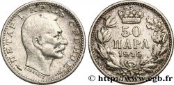 SERBIA 50 Para Pierre Ier 1915 Paris