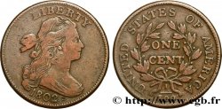 UNITED STATES OF AMERICA 1 Cent “Draped Bust” 1802 Philadelphie VF 