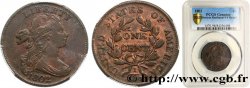 UNITED STATES OF AMERICA 1 Cent “Draped Bust” 1802 Philadelphie VF PCGS