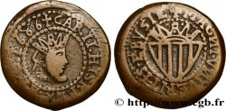 BALEARIC ISLANDS - KINGDOM OF MAJORCA 1 Sueldo (12 Dineros) Charles II 1686 Ibiza VF 