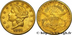 VEREINIGTE STAATEN VON AMERIKA 20 Dollars &nbsp;Liberty&nbsp; 1881 San Francisco SS 