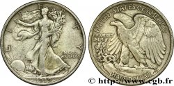 ÉTATS-UNIS D&nbsp;AMÉRIQUE 1/2 Dollar Walking Liberty 1919 Philadelphie