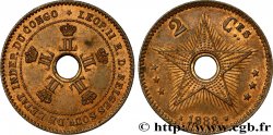 BÉLGICA - ESTADO LIBRE DEL CONGO 2 Centimes 1888 