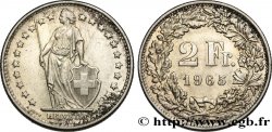 SVIZZERA  2 Francs Helvetia 1965 Berne