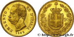 ITALIE - ROYAUME D ITALIE - HUMBERT Ier 20 Lire 1882 Rome SPL 