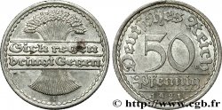 GERMANY 50 Pfennig gerbe de blé “sich regen bringt segen“ 1921 Berlin - A