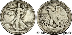 ÉTATS-UNIS D AMÉRIQUE 1/2 Dollar Walking Liberty 1943 Philadelphie