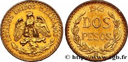 MEXIKO 2 Pesos 1945 Mexico