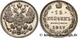 RUSIA 15 Kopecks 1917 Saint-Petersbourg SC 