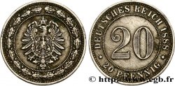 GERMANY 20 Pfennig 1888 Berlin - A