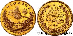 TURCHIA 25 Kurush en or Sultan Abdülhamid II AH 1293, An 24 1898 Constantinople MS 