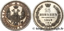 RUSIA 25 Kopecks 1858 Saint-Pétersbourg