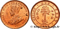 CEYLON 1 Cent Georges V 1928 