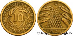 GERMANY 10 Rentenpfennig gerbe de blé 1924 Munich - D