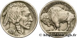 UNITED STATES OF AMERICA 5 Cents Tête d’indien ou Buffalo 1921 Philadelphie