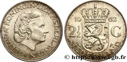 NETHERLANDS 2 1/2 Gulden Juliana 1962 Utrecht