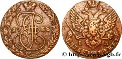RUSSIE 5 Kopecks Catherine II 1788 Ekaterinbourg
