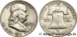 ÉTATS-UNIS D&nbsp;AMÉRIQUE 1/2 Dollar Benjamin Franklin 1957 Denver