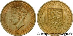 ISLA DE JERSEY 1/12 Shilling Georges VI 1945 