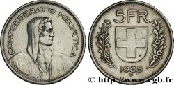 SUISSE 5 Francs Berger des Alpes 1935 Berne