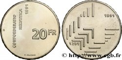 SUISSE 20 Francs 700e anniversaire de la confédération helvétique 1991 Berne 