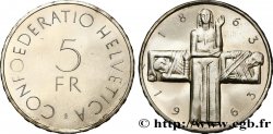 SWITZERLAND 5 Francs centenaire de la Croix Rouge 1963 Berne