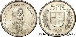 SCHWEIZ 5 Francs Berger des alpes 1940 Berne 