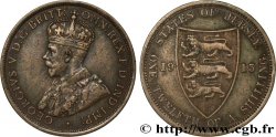 JERSEY 1/12 Shilling Georges V / armes du Bailliage de Jersey 1913 
