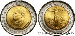 VATIKANSTAAT UND KIRCHENSTAAT 500 Lire Jean Paul II an IX / Marie et le Christ crucifié 1987 Rome fST 