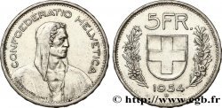 SUIZA 5 Francs Berger des alpes 1954 Berne