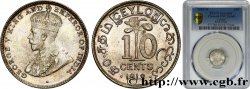 CEYLON 10 Cents Georges V 1919 