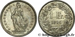SWITZERLAND 1 Franc Helvetia 1914 Berne