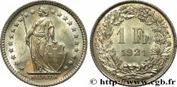 SWITZERLAND 1 Franc Helvetia 1921 Berne