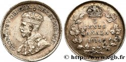 KANADA 5 Cents Georges V 1914 